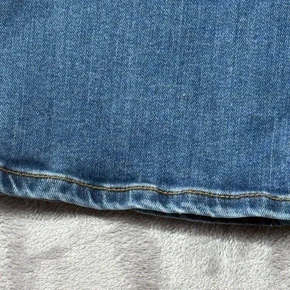 FRAME Le Crop Mini Boot Jeans Womens 24 Blue Medium Wash High Rise Denim - Picture 14 of 15